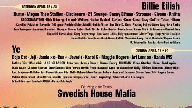 Coachella vuelve tras dos años de parón pandémico con Billie Eilish, Kanye West... y las españolas Cariño