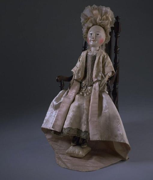 Lady Clapham. Muñeca. Hacia 1690. 1700. Victoria and Albert Museum. Londres.