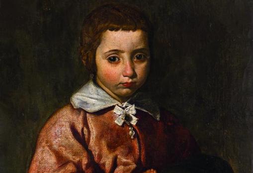 'Retrato de niña', de Velázquez (detalle), que fue subastado también en Abalarte, en 2017, por 9,7 millones de euros