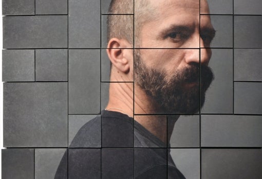 Detalle de ?Pepe I', obra de la serie 'Rostros'