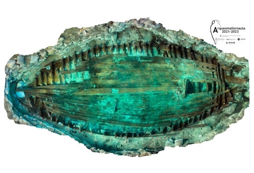 Fotogrametría del pecio Ses Fontanelles