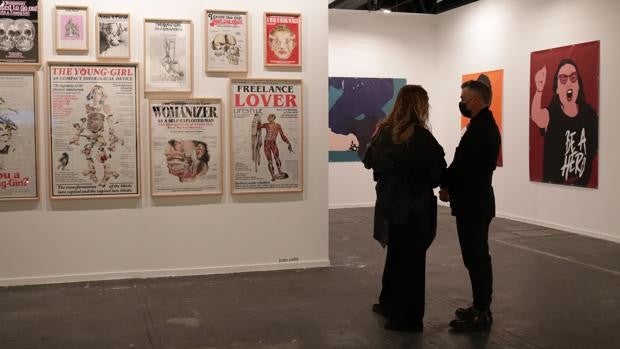 El telediario en los pasillos de ARCO