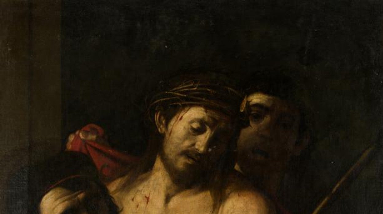 'La coronación de espinas', atribuida a Caravaggio