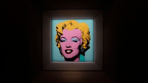 Un icónico retrato de Marilyn Monroe de Warhol sale a subasta por 200 millones de dólares