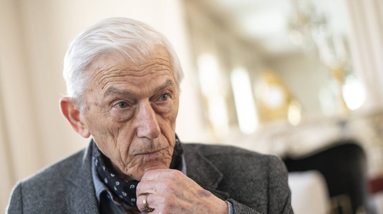 Theodor Kallifatides, durante la conversación con ABC