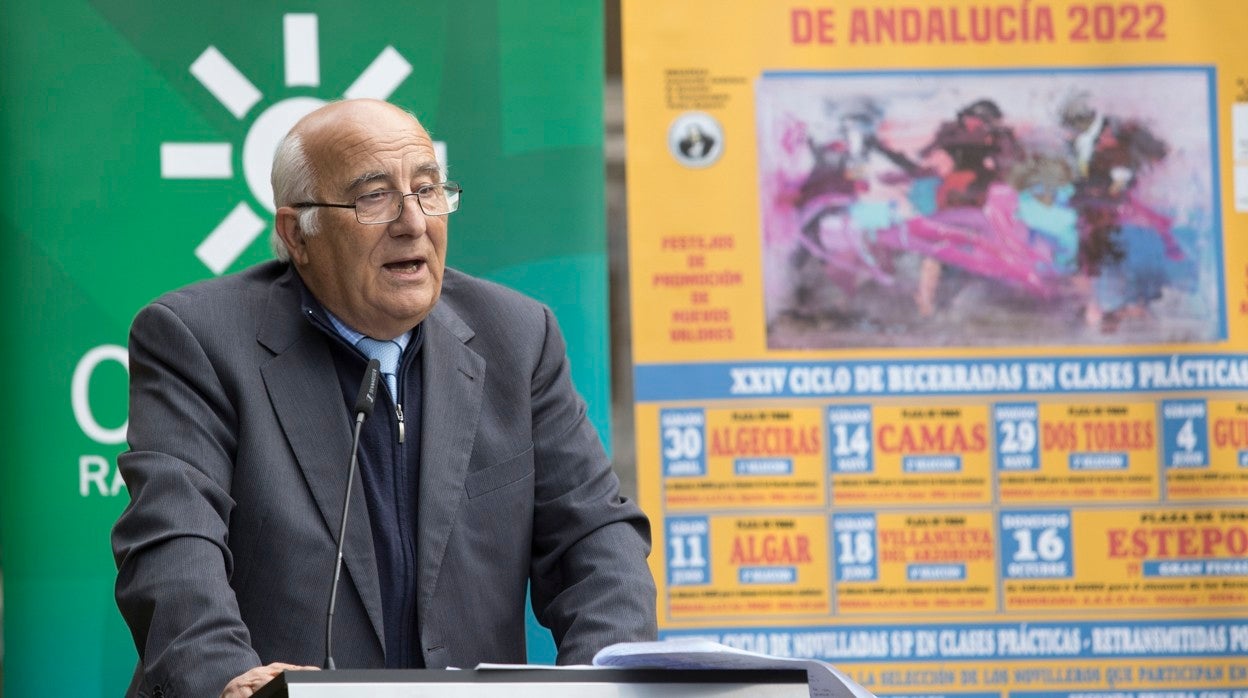 Eduardo Ordóñez es el presidente de la asociación andaluza de escuelas taurinas