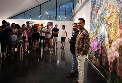 Juan Francisco Casas durante la celebración de una de las propuestas en La Carolina