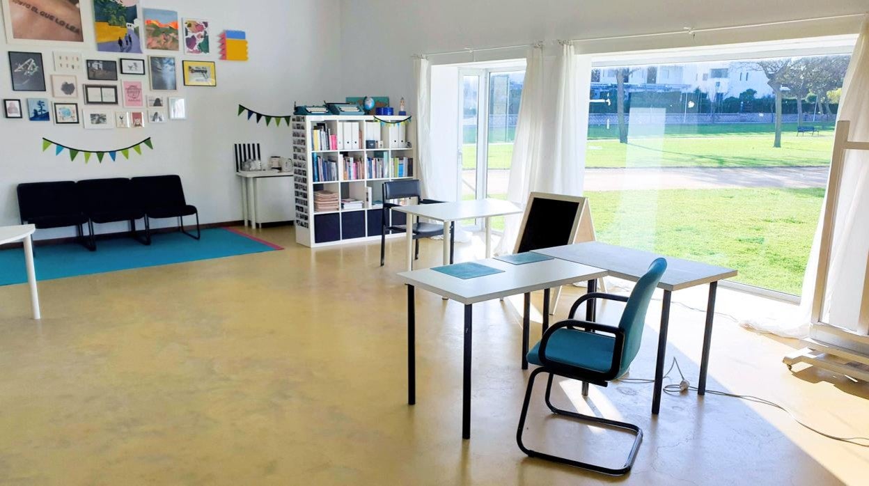 Una de las artistas residentes de Rara, en Villanueva del Rosario