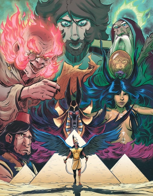 Ilustración interior del cómic