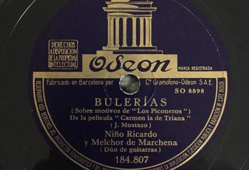 Disco de Niño Ricardo y Melchor de Marchena