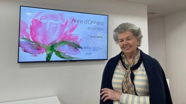 La princesa Anne d'Orléans vuelve a Madrid