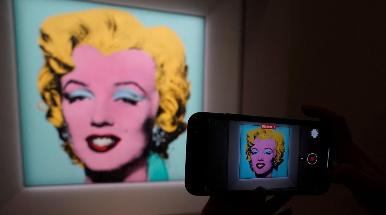 El cuadro ‘Shot Sage Blue Marilyn' de Andy Warhol