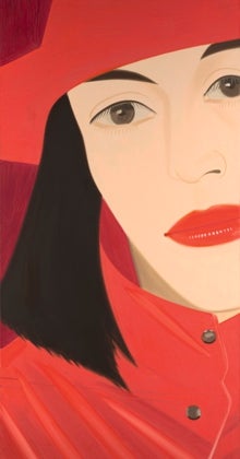 Alex Katz. 'Red Coat' (1982). The Metropolitan Museum, Nueva York ©Alex Katz, VEGAP, Madrid, 2022