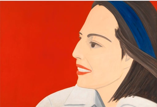 Alex Katz. 'The Red Smile' (1963). Whitney Museum of American Art, Nueva York