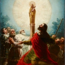 'Aparición de la Virgen del Pilar al apóstol Santiago y sus discípulos', de Goya
