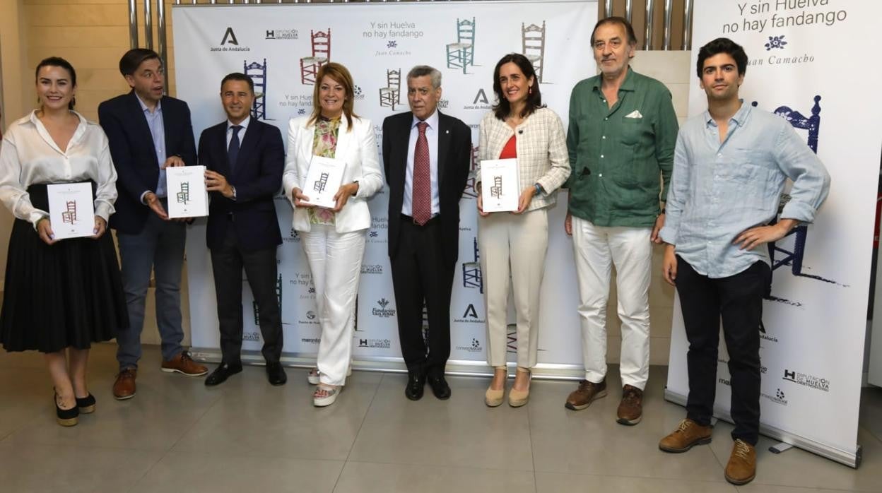 Un momento de la presentación del libro 'Y sin Huelva no hay fandangos'