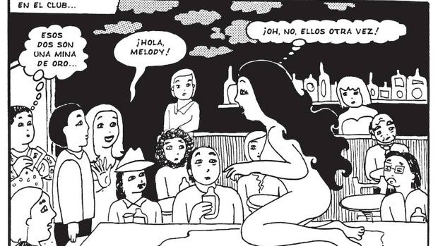 La singular inocencia de la 'stripper' que sabía hacer tebeos