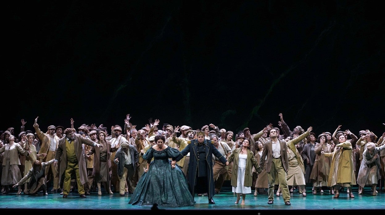 Una escena de 'Nabucco'