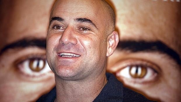 Andre Agassi, durante la presentación de su libro en 2013