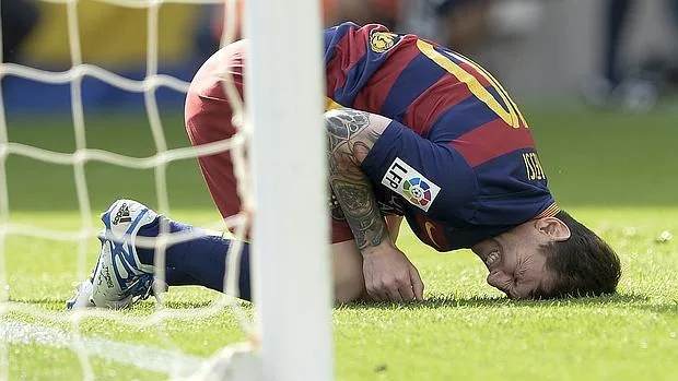 Messi, tras caer lesionado a finales de septiembre