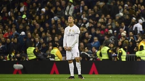 Cristiano Ronaldo, desesperado