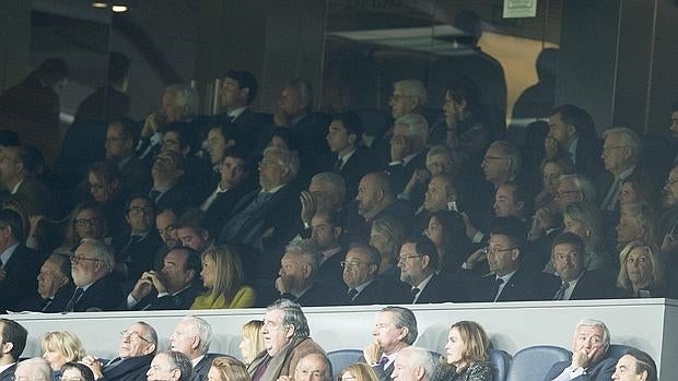 Metáfora total del palco del Bernabéu