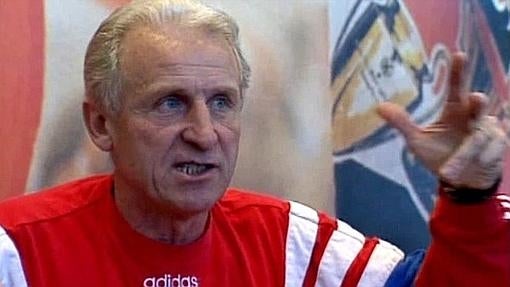 Giovanni Trapattoni cuando dirigía al Bayern