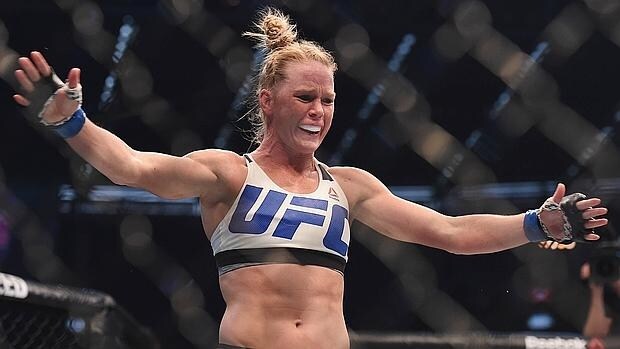 Holly Holm, tras vencer a Ronda Rousey