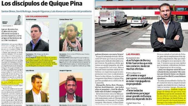 La prensa y las palabras de Cordero prueban la relación de Buitrago con Quique Pina