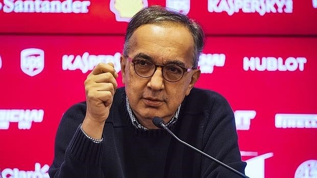 Sergio Marchionne, en la sede de Ferrari en Maranello