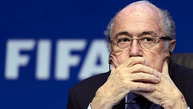 Joseph Blatter, en una conferencia de prensa de la FIFA