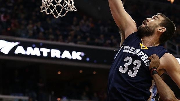 Marc Gasol, con los Grizzlies