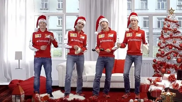 Inefable felicitación navideña de Ferrari