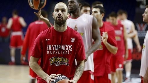 Spanoulis, jugador del Olympiacos