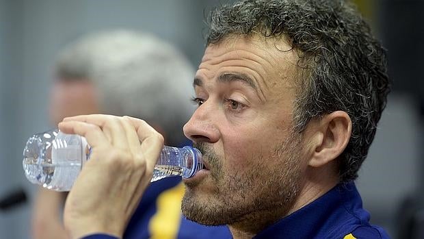 Luis Enrique, en rueda de prensa