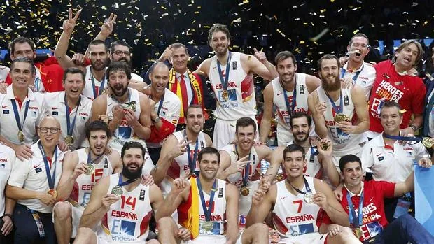 España, tras ganar el oro en el último Eurobasket