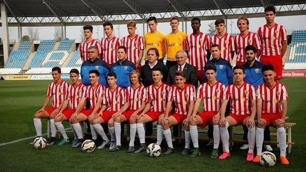 La plantilla del equipo cadete del Almería