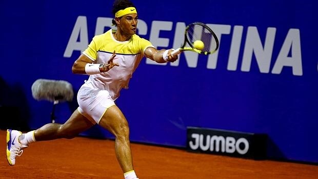 Rafael Nadal, en el partido ante Juan Mónaco