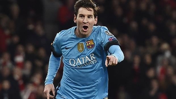 Messi fulmina con dos latigazos a un Arsenal entrañable