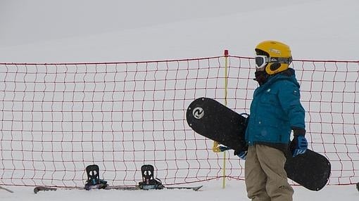 En Alto Campoo, el Snowboard