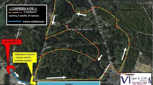 Cortes de tráfico en La Cartuja este sábado por el Duatlón