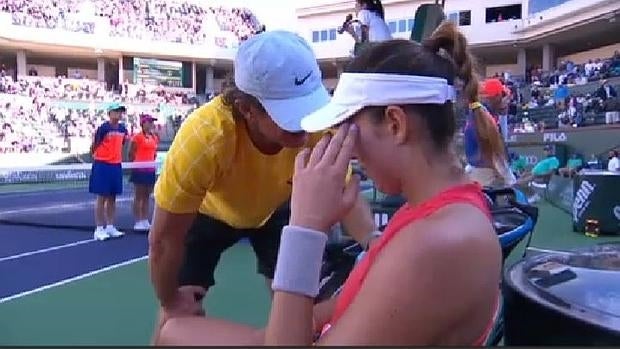 Las inconsolables lágrimas de Muguruza