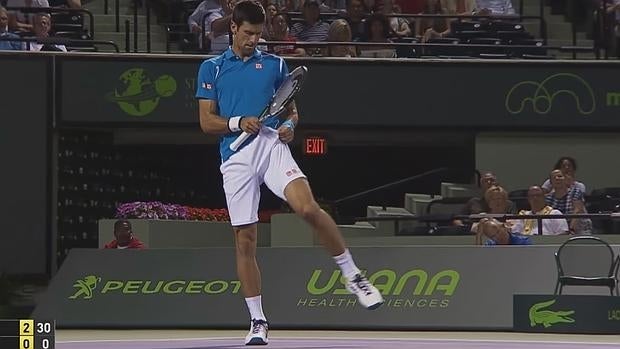 El increíble «golpe» del genio Djokovic