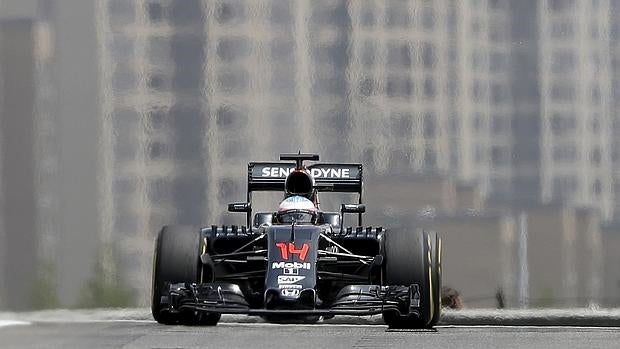 El McLaren de Alonso, líder en velocidad punta en China