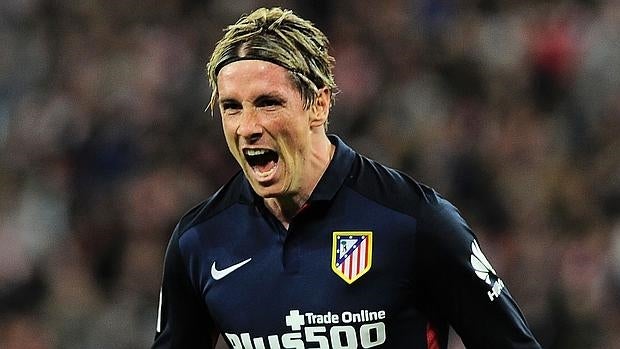 Fernando Torres, en el partido ante el Athletic