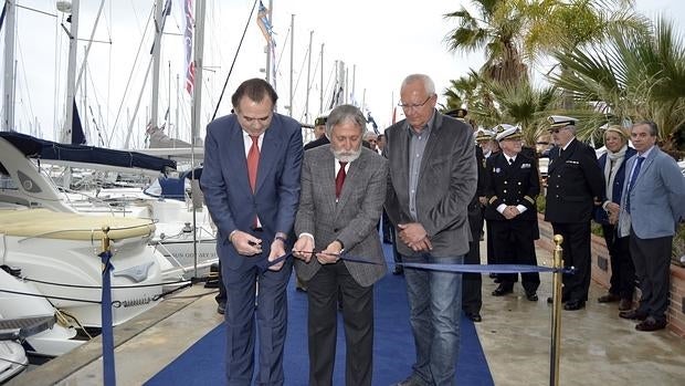 Rafael Rodríguez, Gabriel Martínez y Vicent Grimalt, en la inauguración