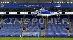 Viaja en helicóptero al estadio