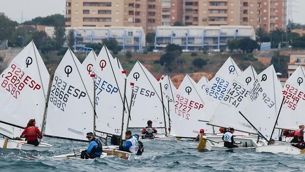 Los Optimist en Santa Pola