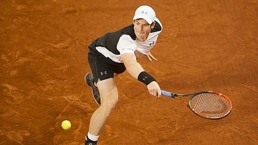 Andy Murray en su partido de cuartos