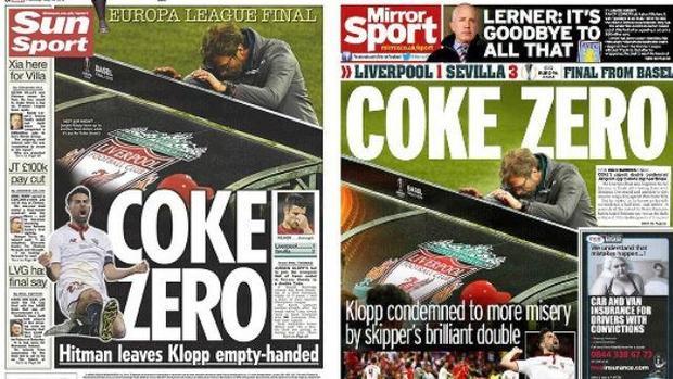 Elogios de la prensa mundial al Sevilla y ‘palos’ a Klopp en Inglaterra: «Coke Zero»